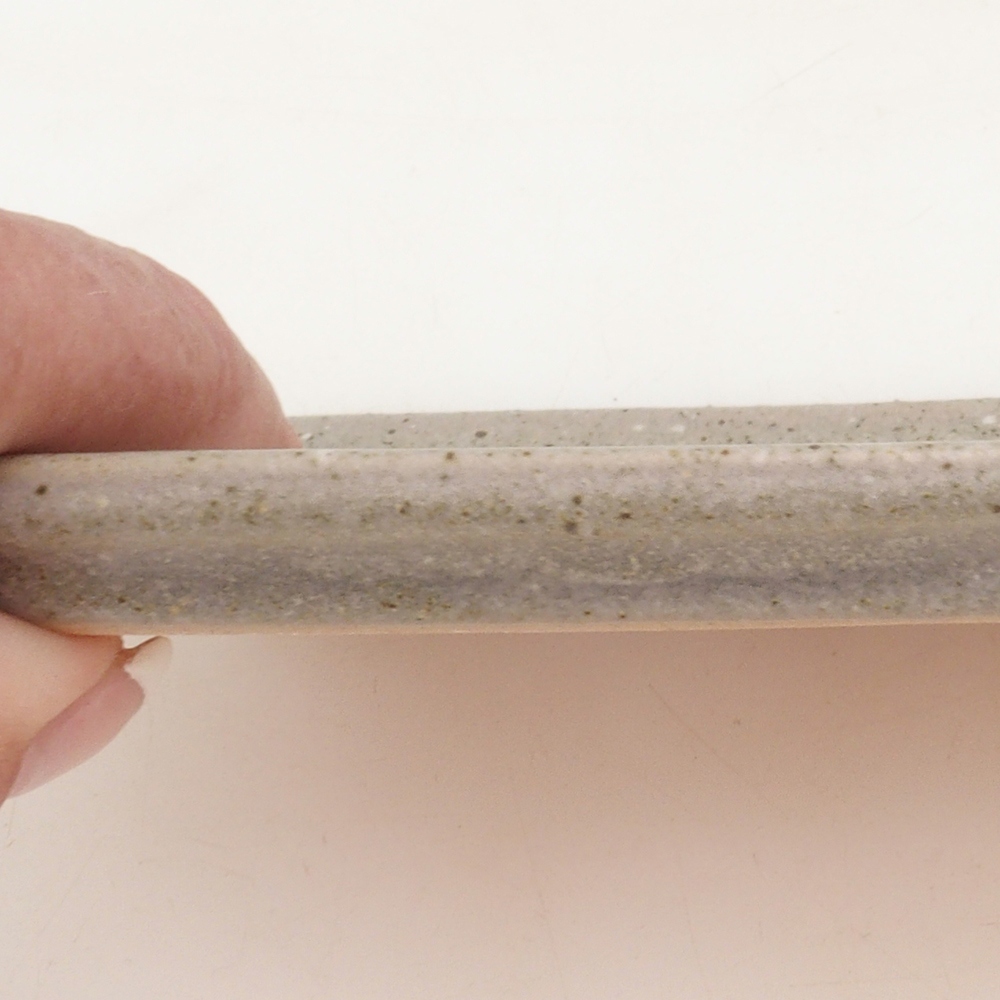 Bol en céramique H50 - 18 x 13 x 1 cm - beige