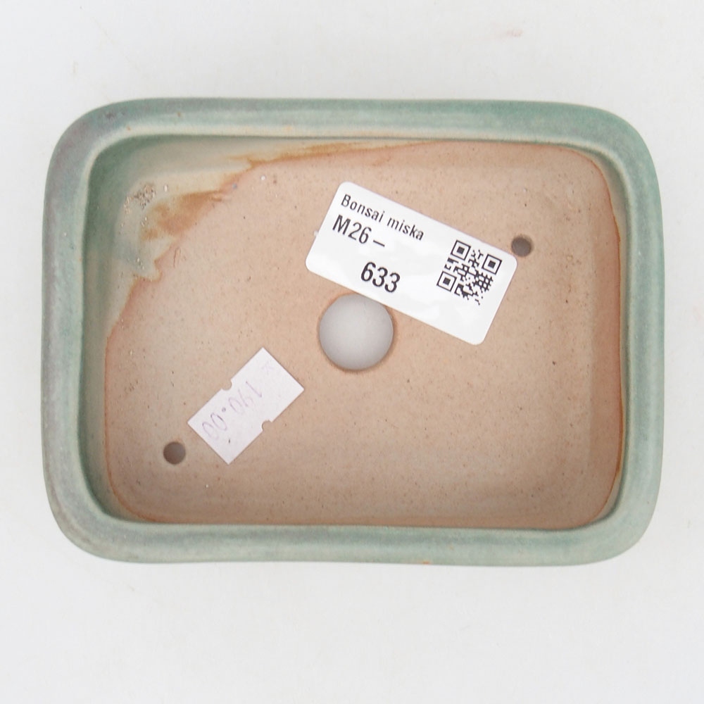 Bol à bonsaï en céramique 125 x 10 x 3 cm, brun