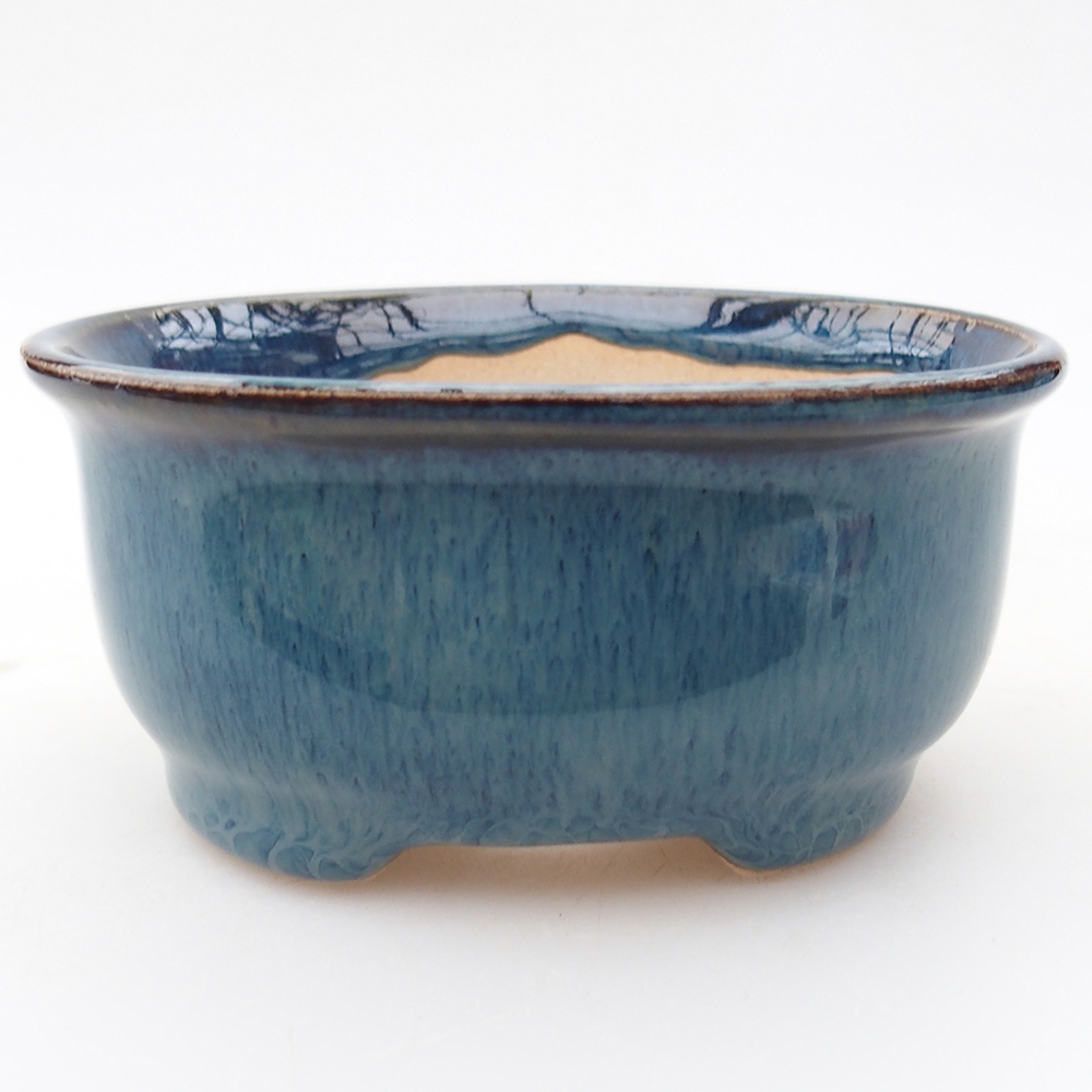 Mini bol bonsaï 9,5 x 8 x 4,5 cm, couleur bleu