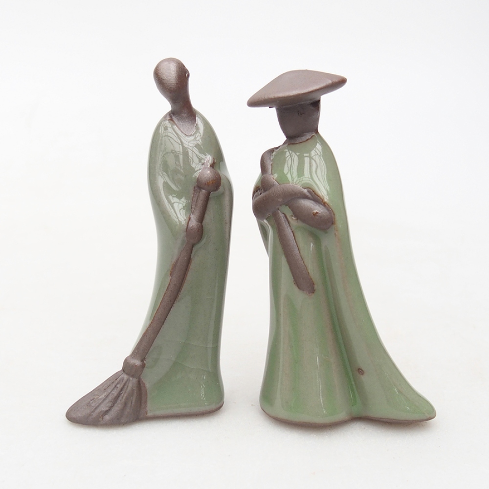 Figurine en céramique 2pcs
