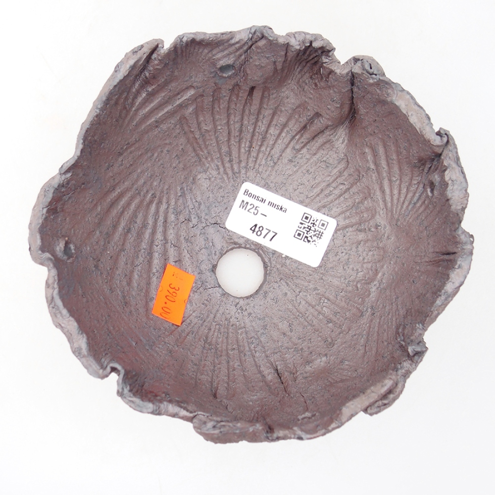 Coquille en céramique 13,5 x 13 x 7 cm , couleur métallique