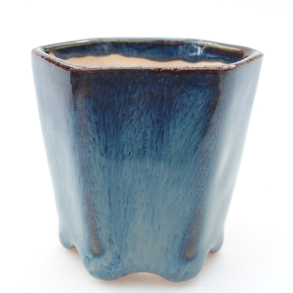 Mini bol bonsaï 5,5 x 5 x 5 cm, couleur bleu