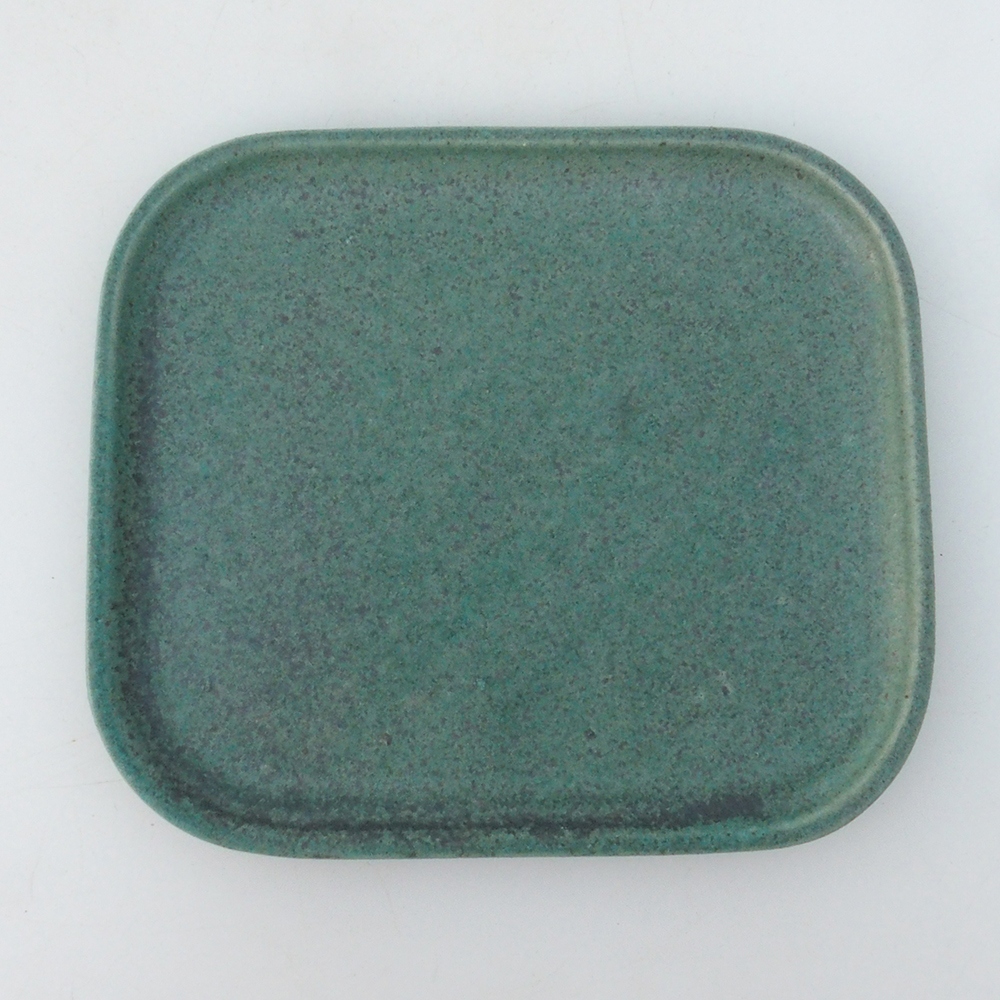 Soucoupe en céramique H37 - 14,5 x 13 x 1 cm - vert