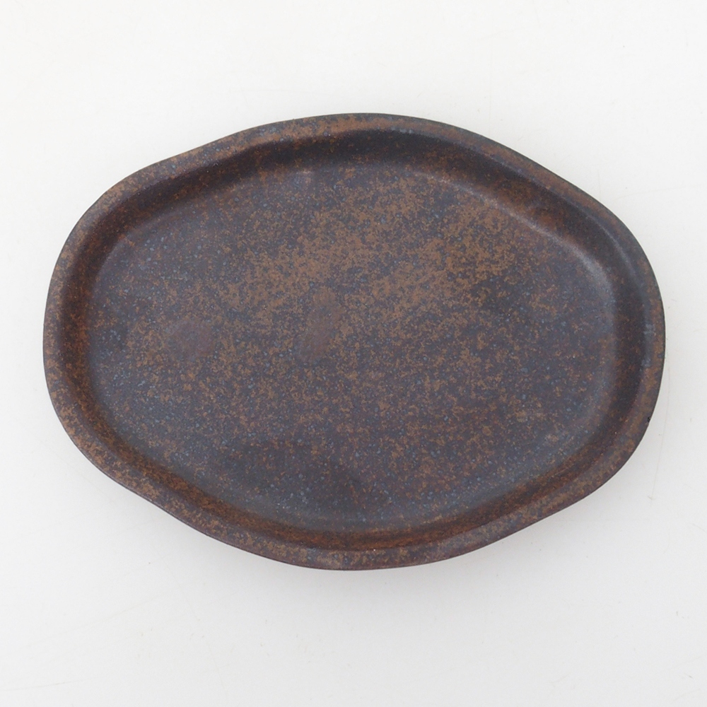 Bol en céramique H05 -11 x 8,5 x 1 cm - brun