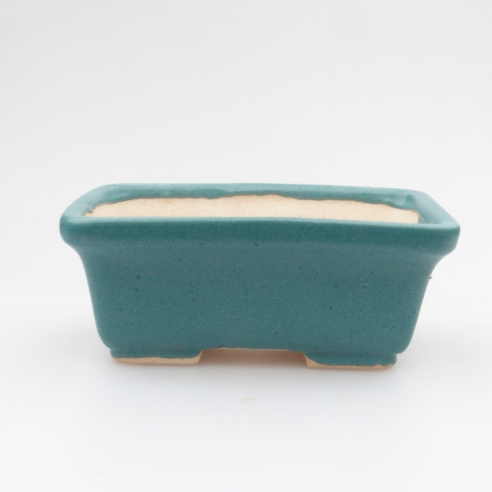 Bol à bonsaï en céramique 6,5 x 5,5 x 4 cm, couleur bleu