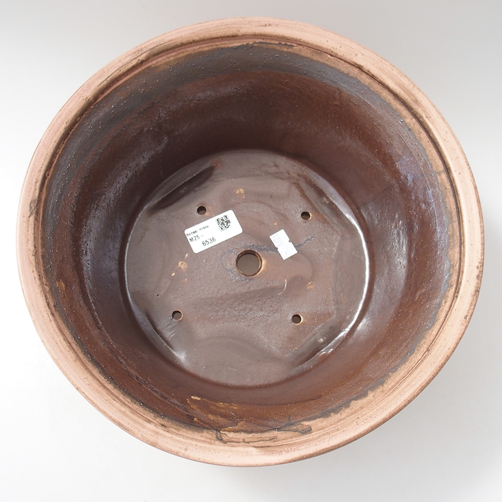 Bol à bonsaï en céramique 29 x 29 x 12 cm, rose