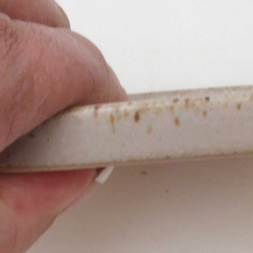 Soucoupe Bonsaï carrée 9 x 9 x 1 cm - beige