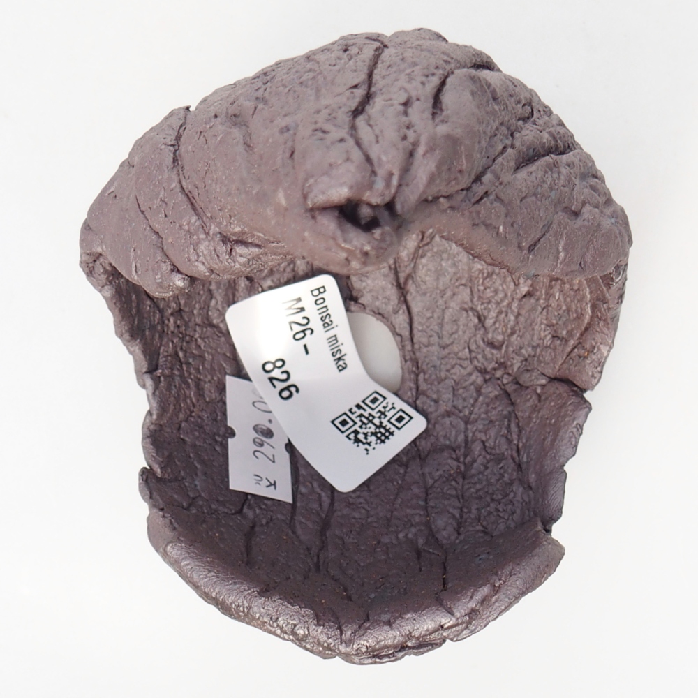 Coquille en céramique 8 x 8 x 12,5 cm , couleur métallique