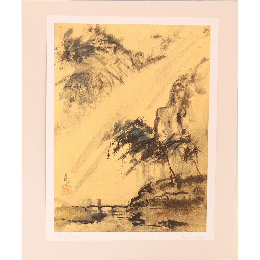 Calligraphie - Dans le vent