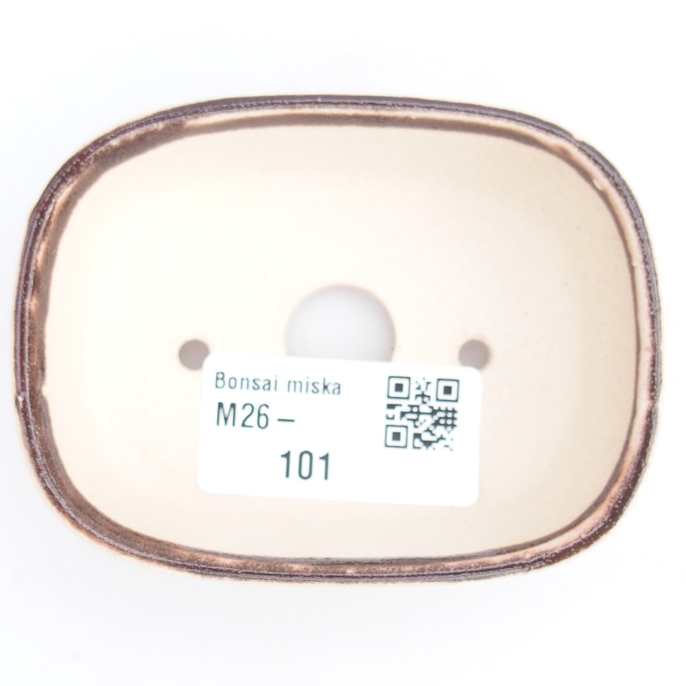 Mini bol bonsaï 6 x 6 x 2,5 cm, couleur rouge