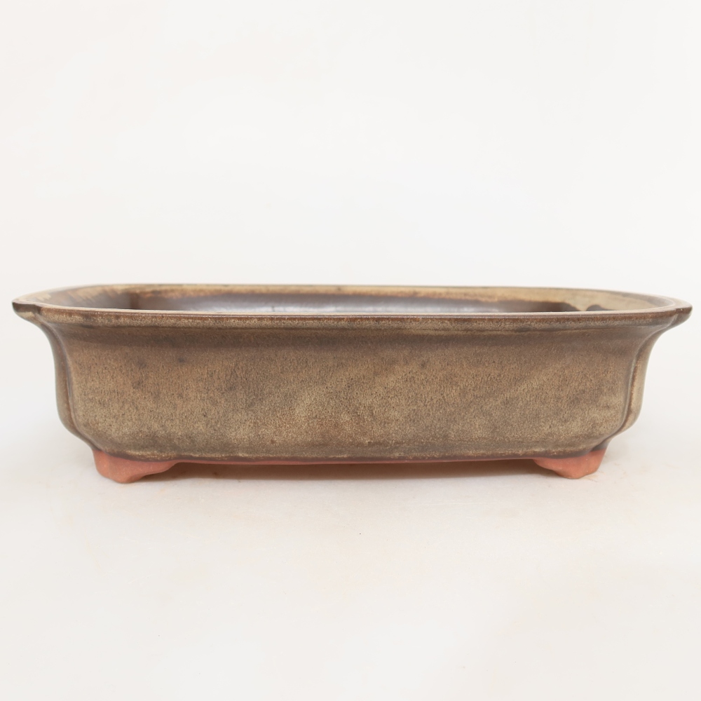 Bol en céramique  24 x 17 x 6 cm, couleur marron