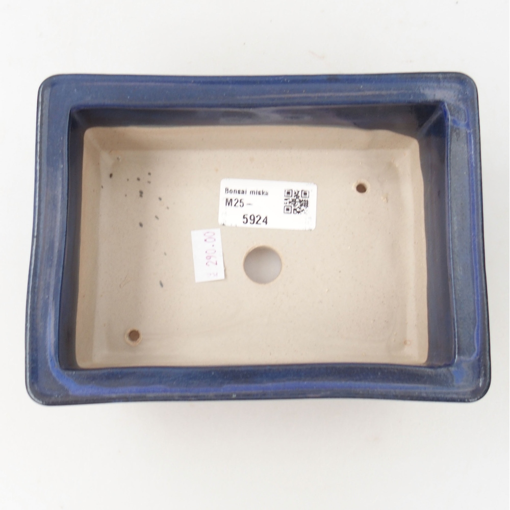 Bol à bonsaï en céramique 22 x 17 x 5 cm, vert