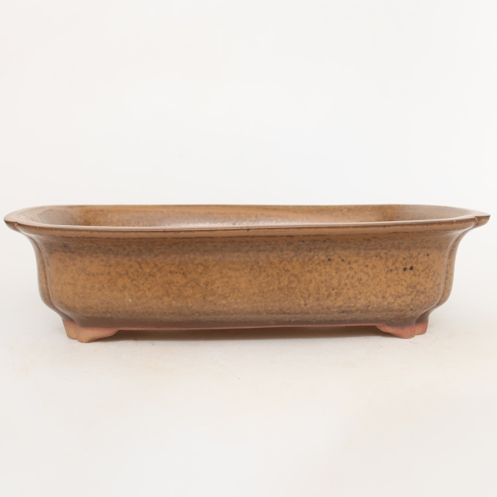 Bol en céramique  24 x 17 x 6 cm, couleur marron