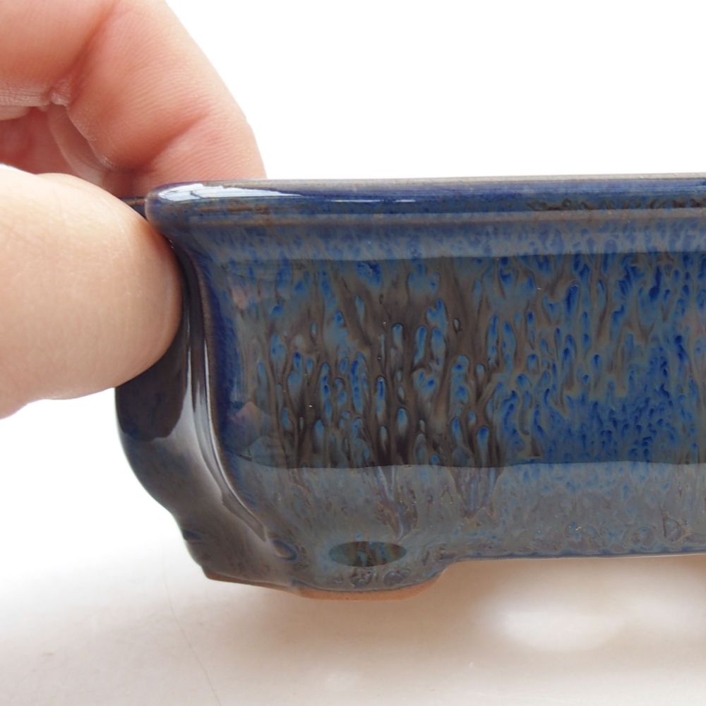 Bol à bonsaï en céramique 22 x 17 x 5 cm, vert