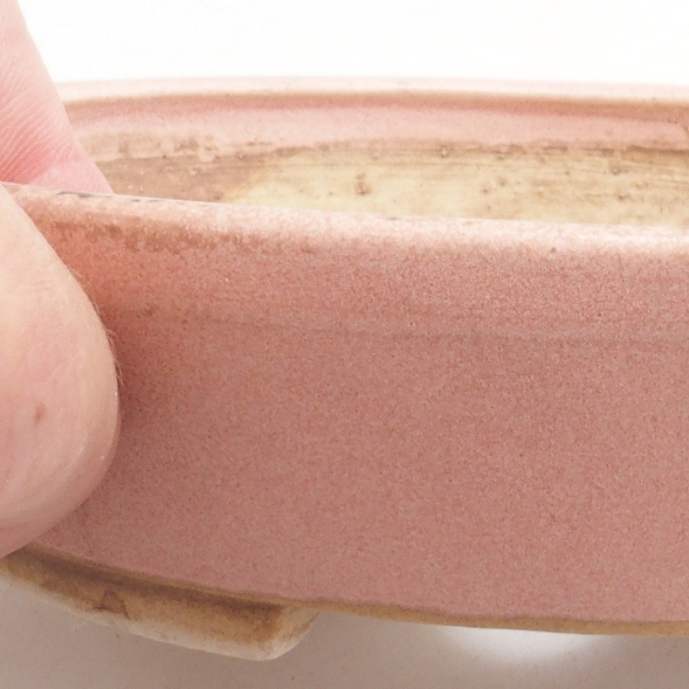 Bol à bonsaï en céramique 10 x 8,5 x 4 cm, brun