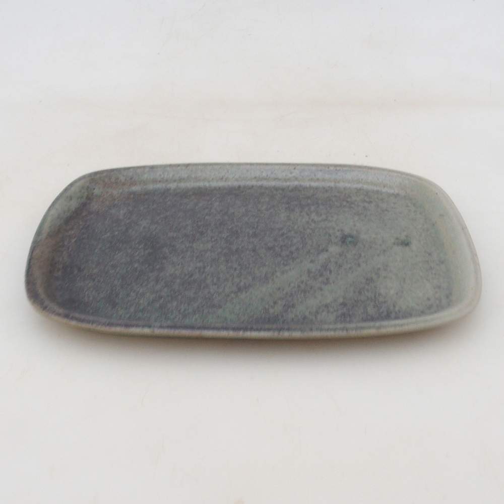 Soucoupe en céramique H02 - 17,5 x 12 x 1 cm - vert