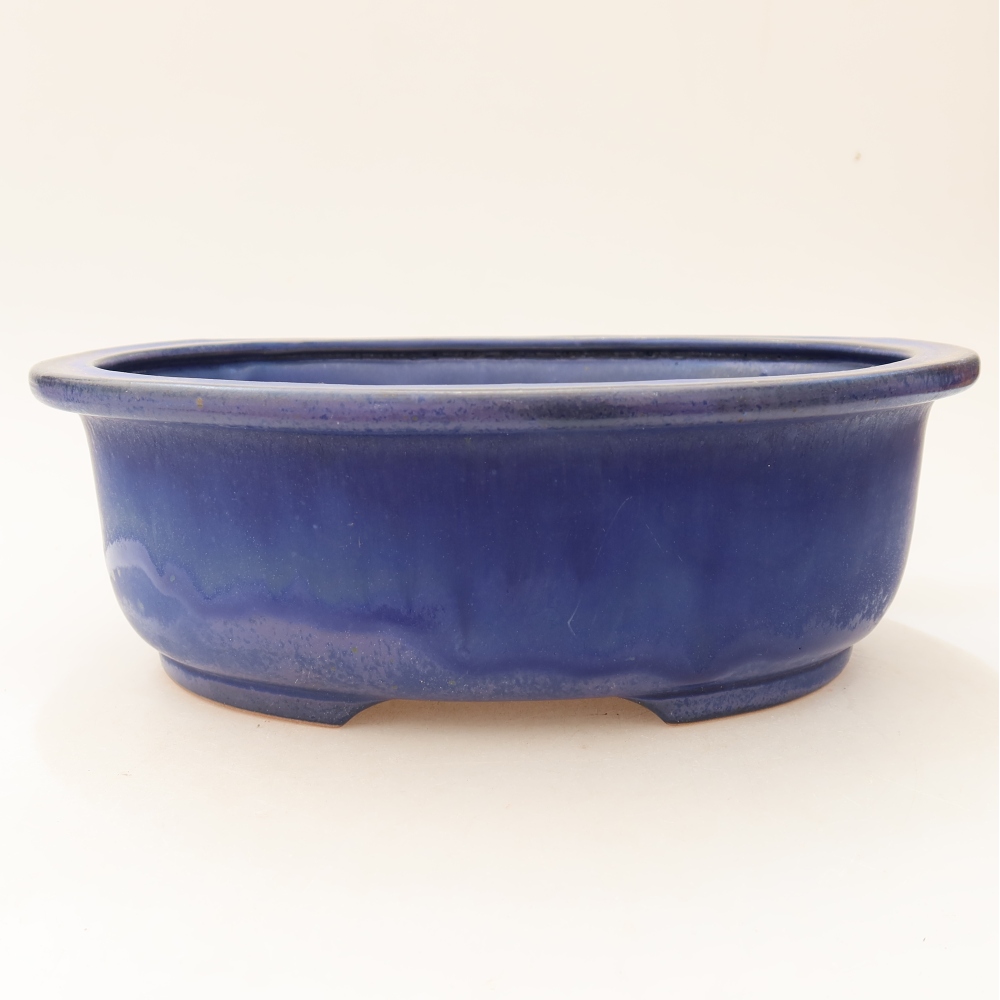 Bol à bonsaï en céramique 23 x 19 x 7 cm, brun