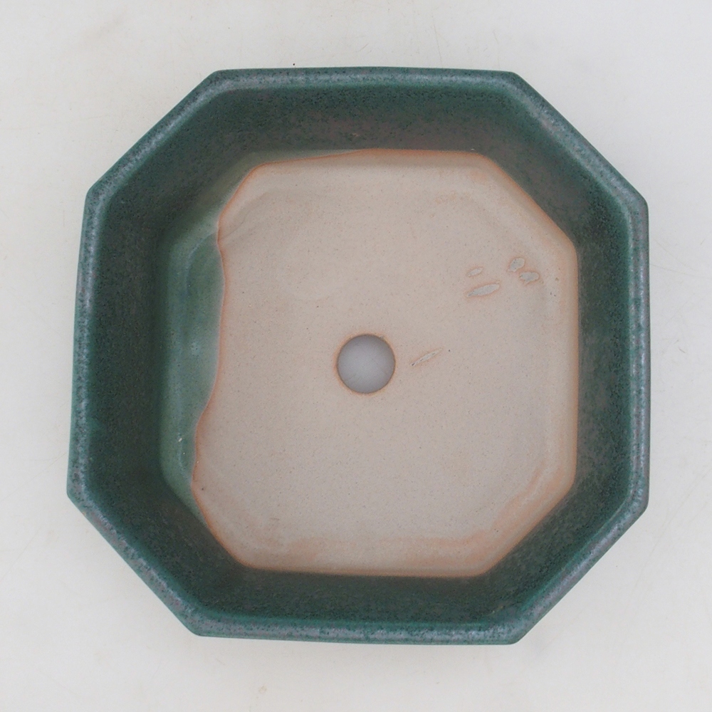 Bol à bonsaï H14 - 17,5 x 17,5 x 6 - vert