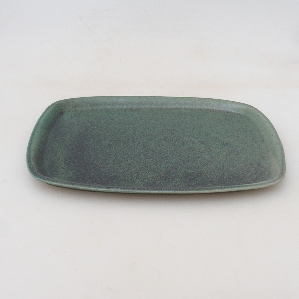 Bol en céramique H08 - 22,5 x 16 x 1 cm - vert