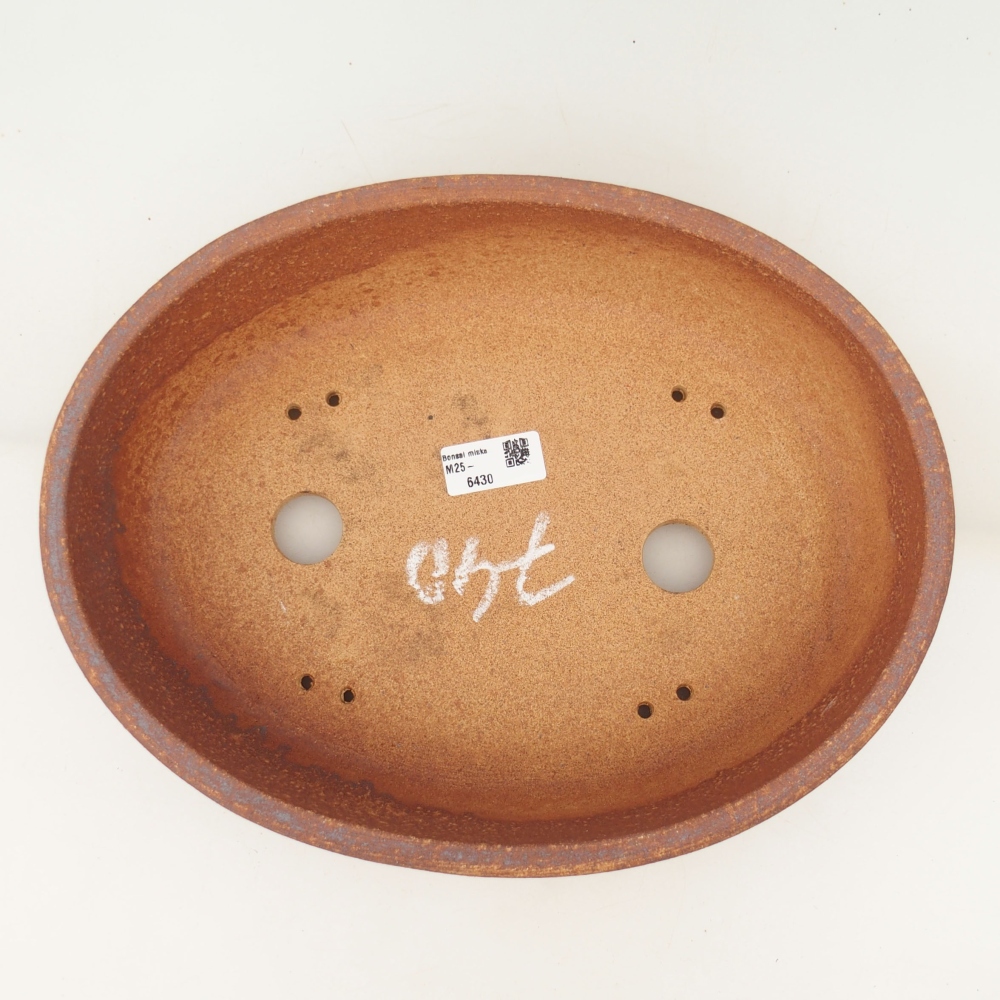 Bol à bonsaï 32,5 x 25 x 8,5 cm , couleur métal