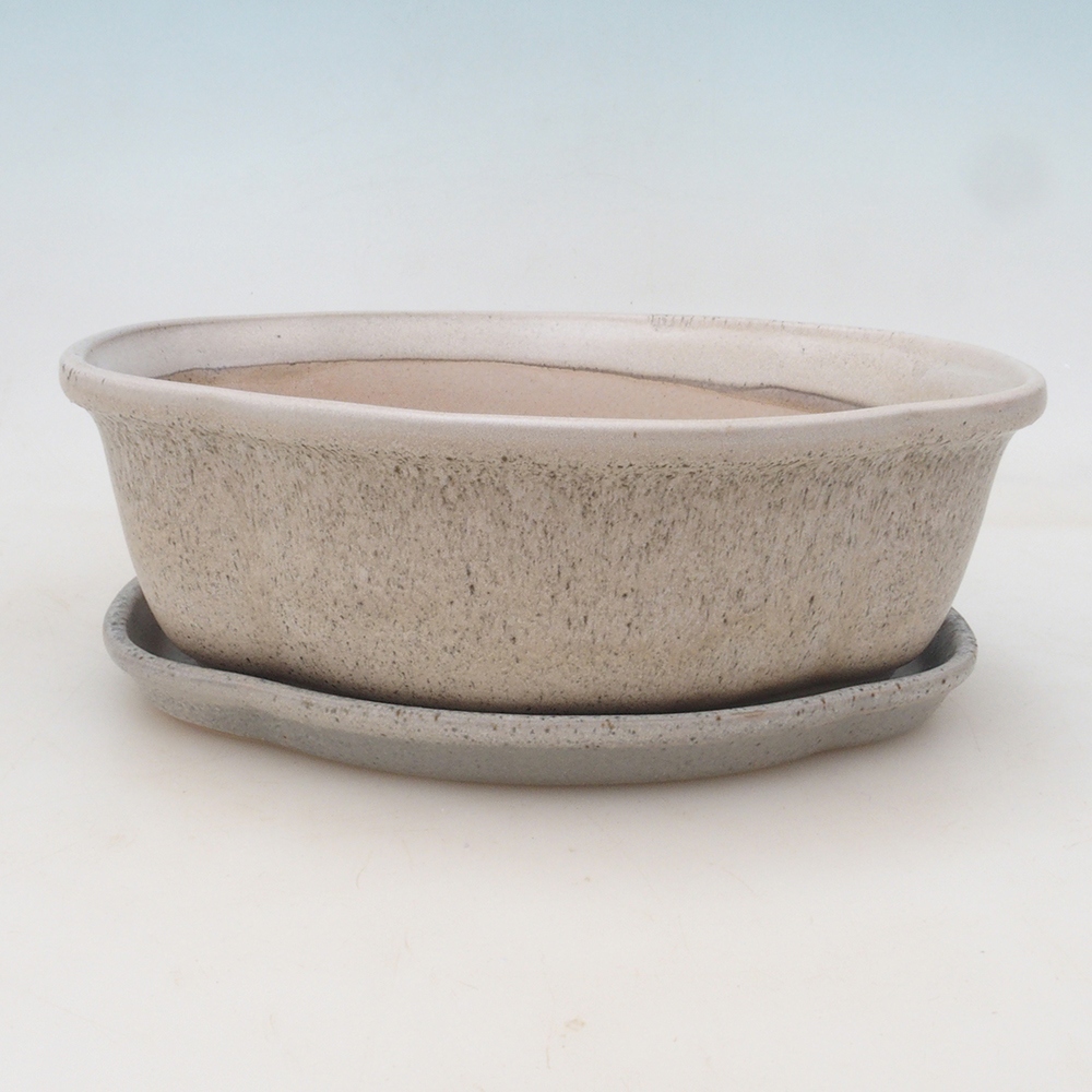 Bol Bonsaï + soucoupe H75 - beige