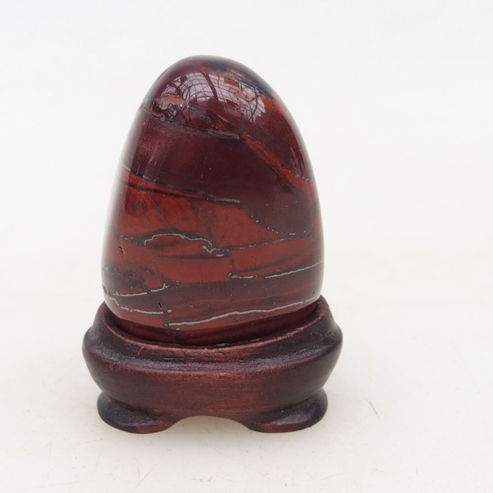 Suiseki - Pierre avec DAI (base en bois)