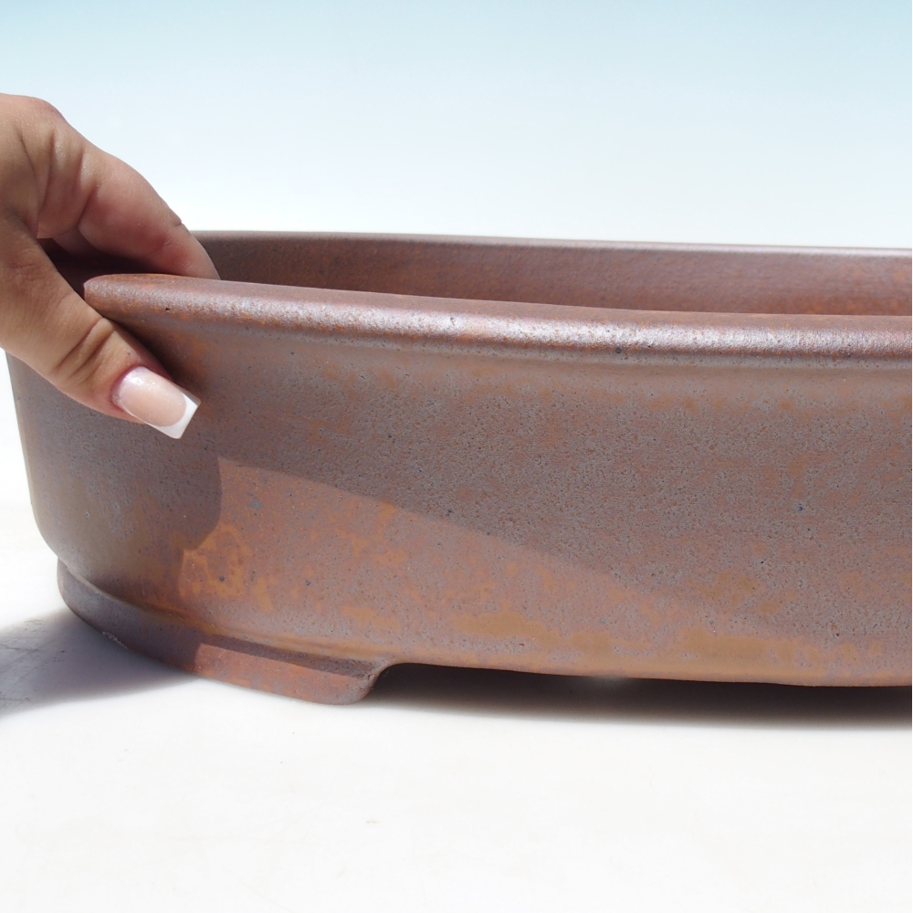 Bol 49 x 40 x 10 cm marron - ENLEVEMENT PERSONNEL OU TRANSPORT SUR PALETTE UNIQUEMENT