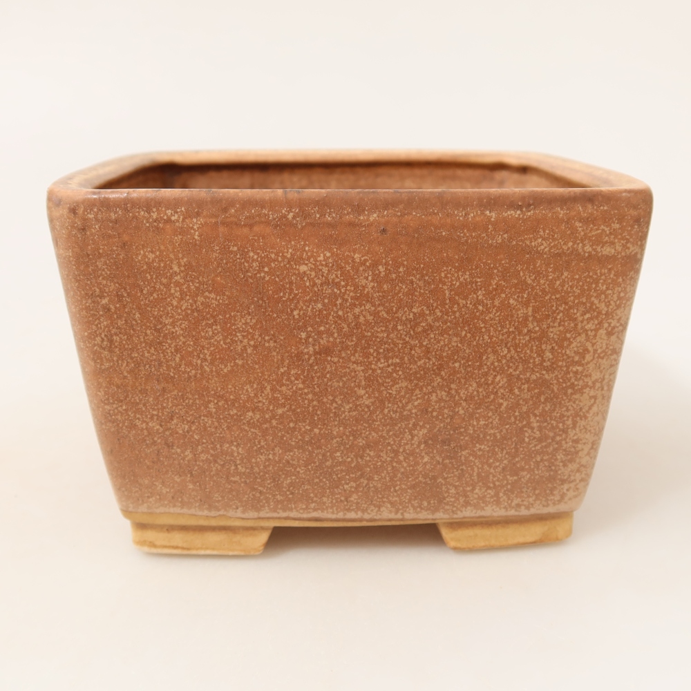 Bol à bonsaï en céramique 13 x 13 x 8 cm, rose
