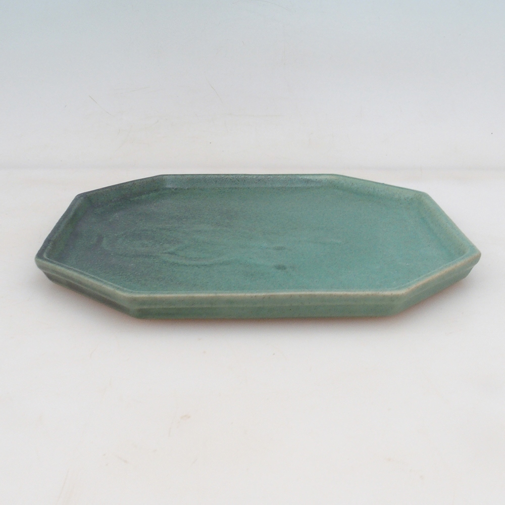 Bol en céramique H14 - 18 x 18 x 1 cm - vert