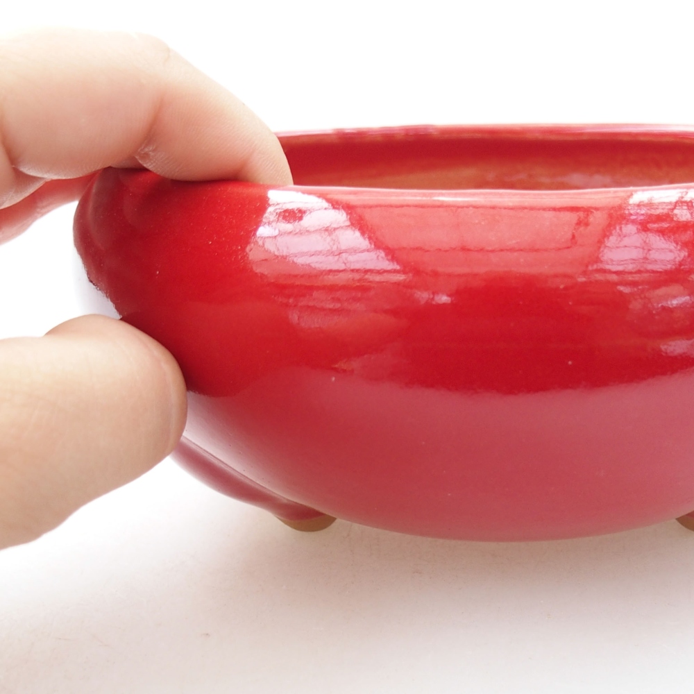 Bol à bonsaï en céramique 22 x 17 x 5 cm, vert