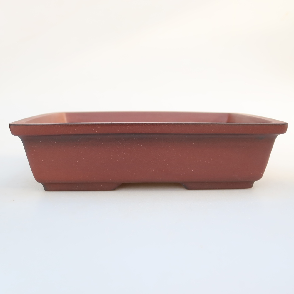 Bol en céramique  25,5 x 19 x 7 cm , couleur brique