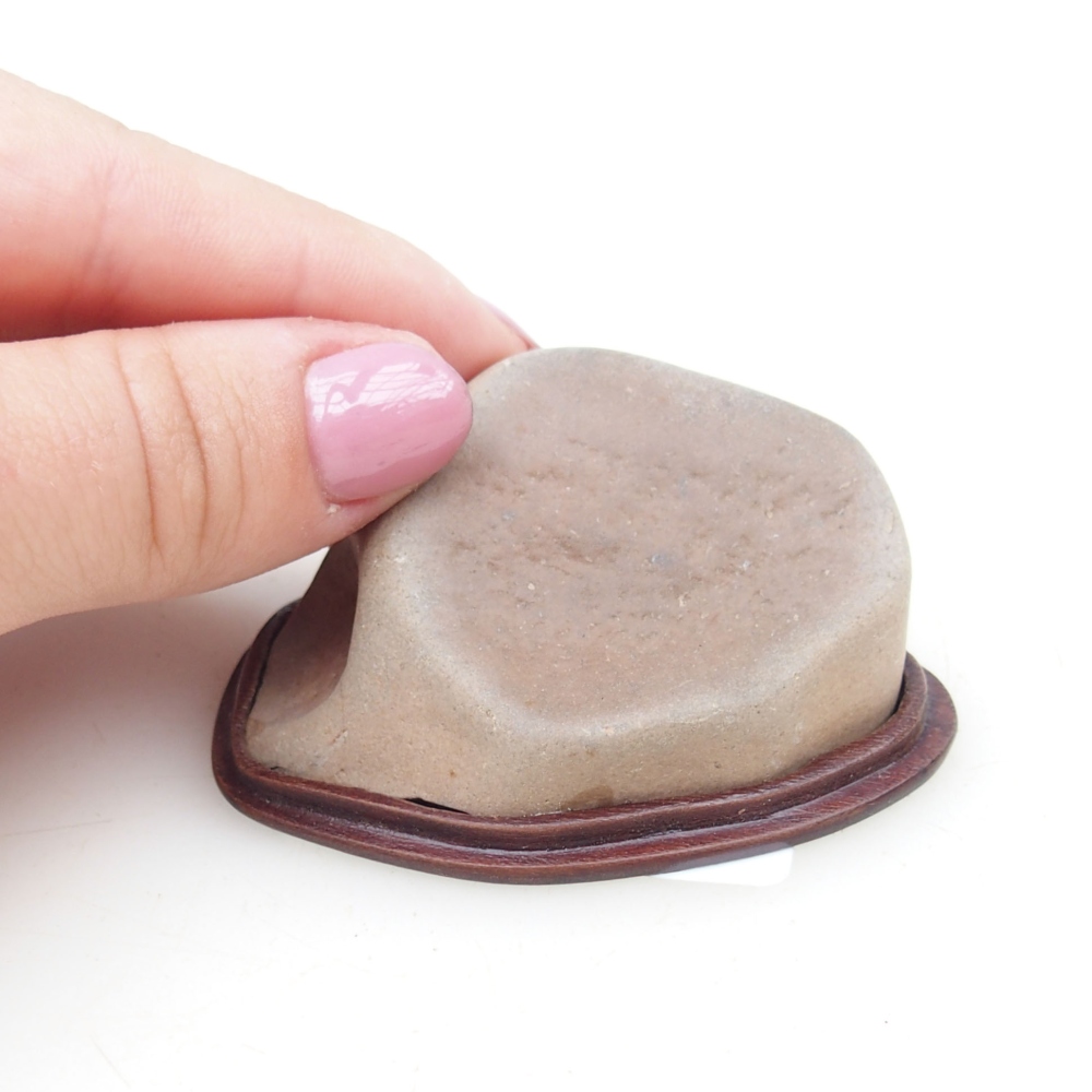 Suiseki - Pierre avec DAI (base en bois)