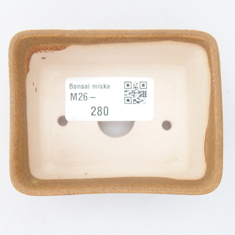 Mini bol bonsaï 8 x 6,5 x 3,5 cm, brun