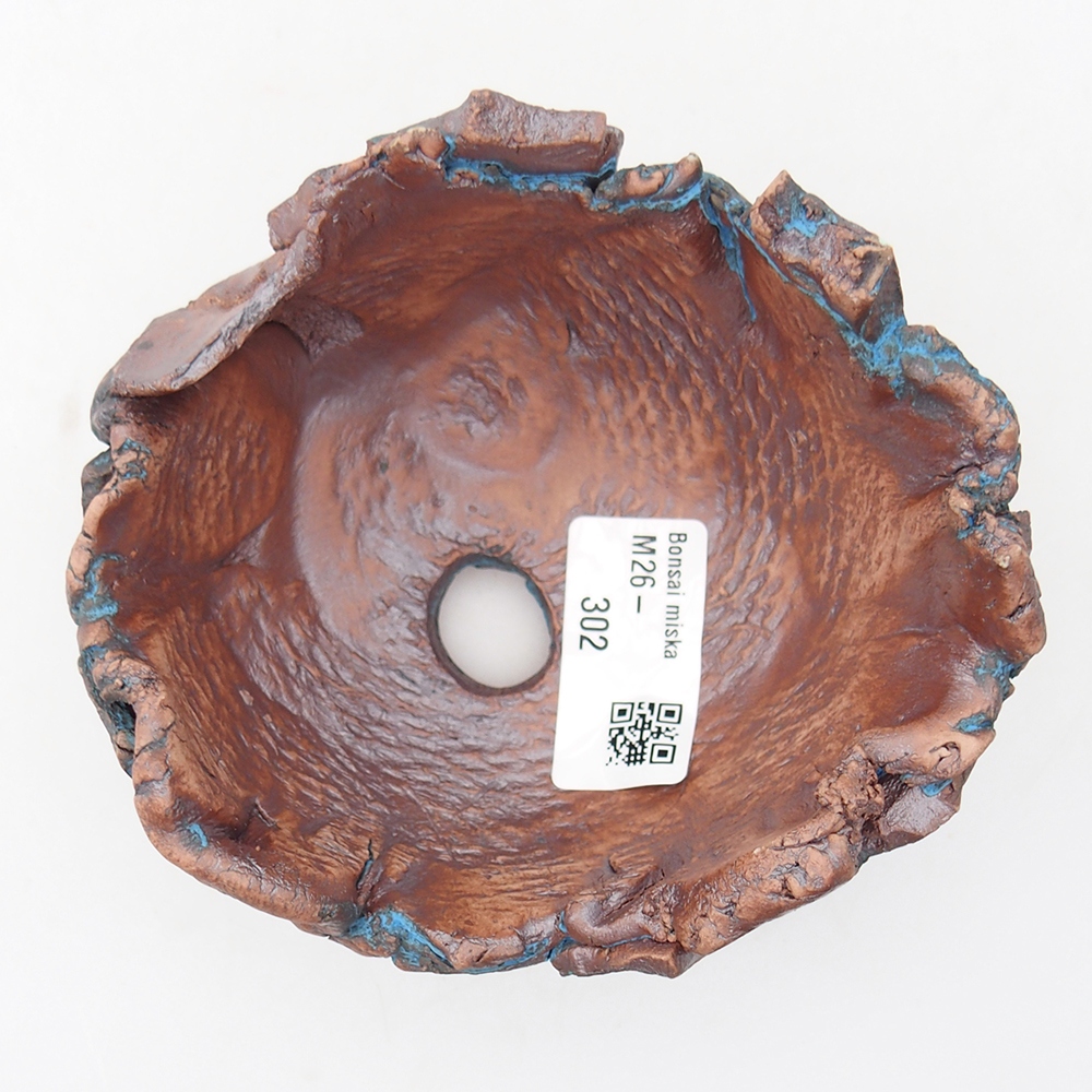 Coquille en céramique 11,5 x 11 x 7,5 cm , couleur bleu