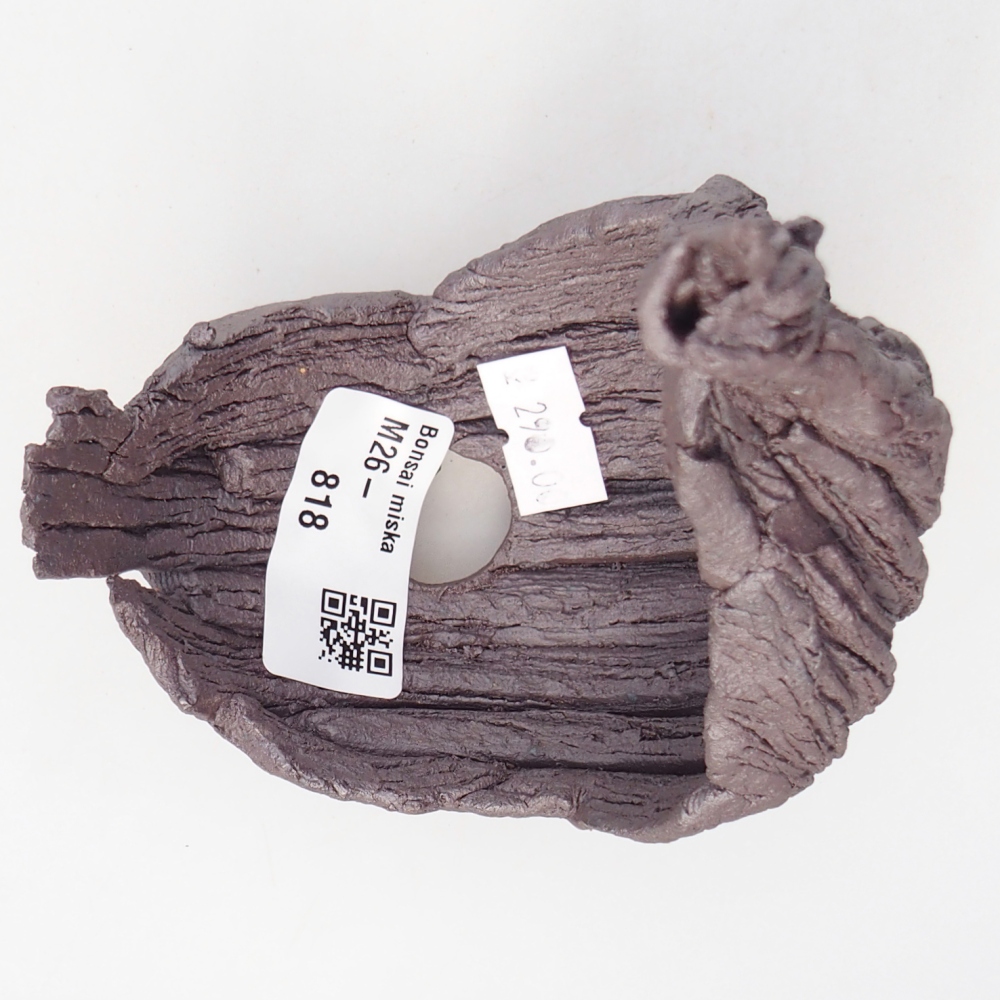 Coquille en céramique 10 x 8 x 14,5 cm , couleur métallique