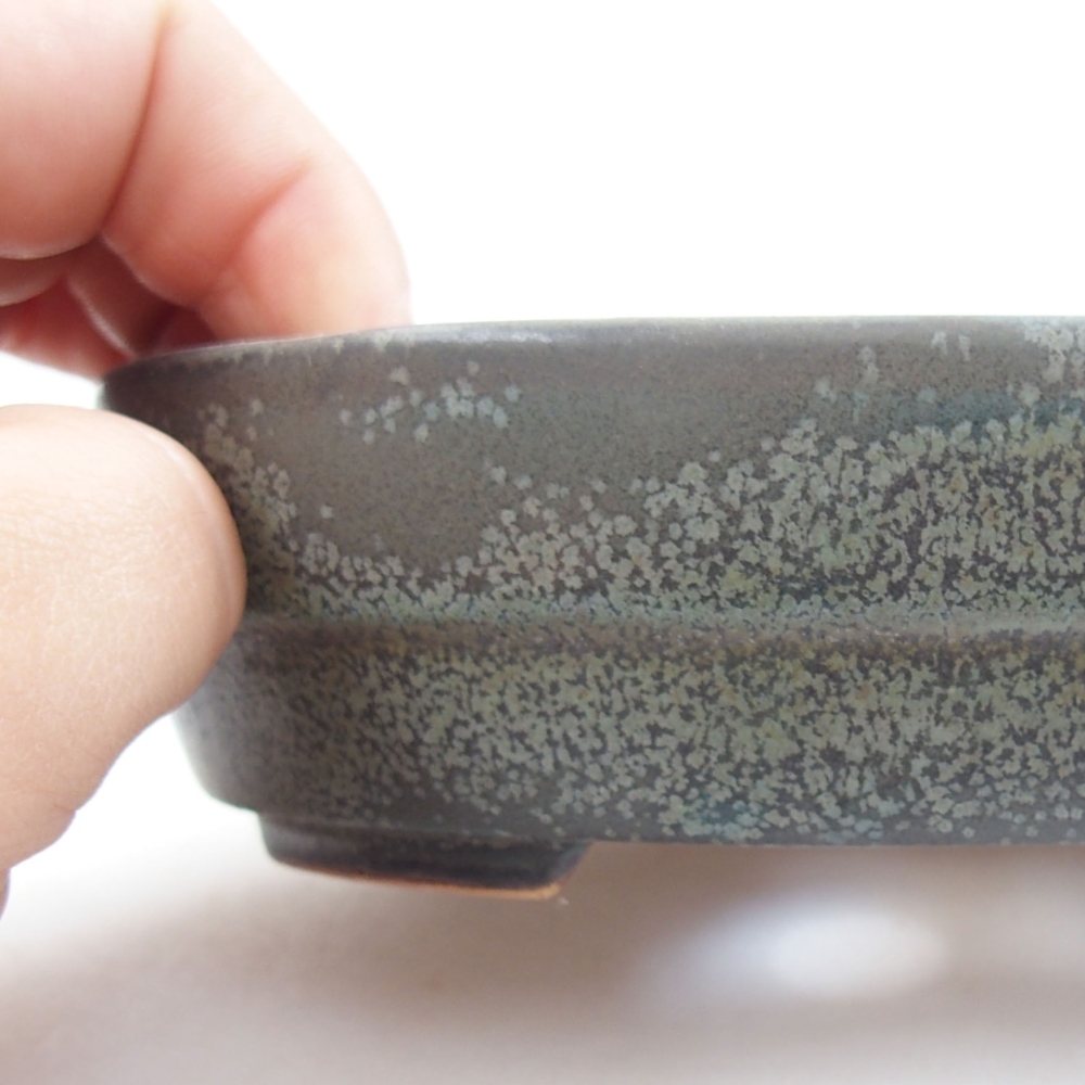 Bol à bonsaï en céramique 22 x 17 x 5 cm, vert