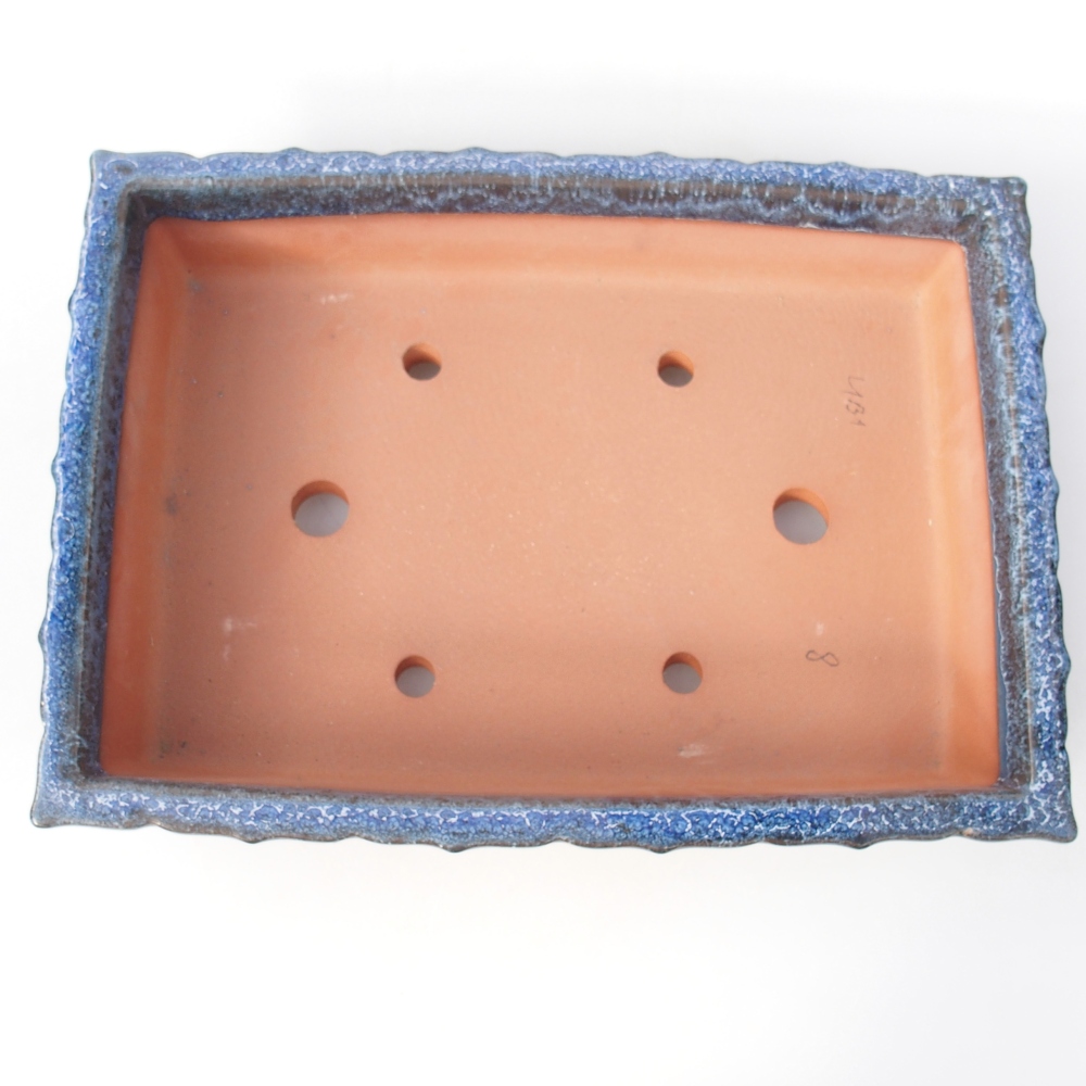 Bol 32 x 22,5 x7 cm bleu