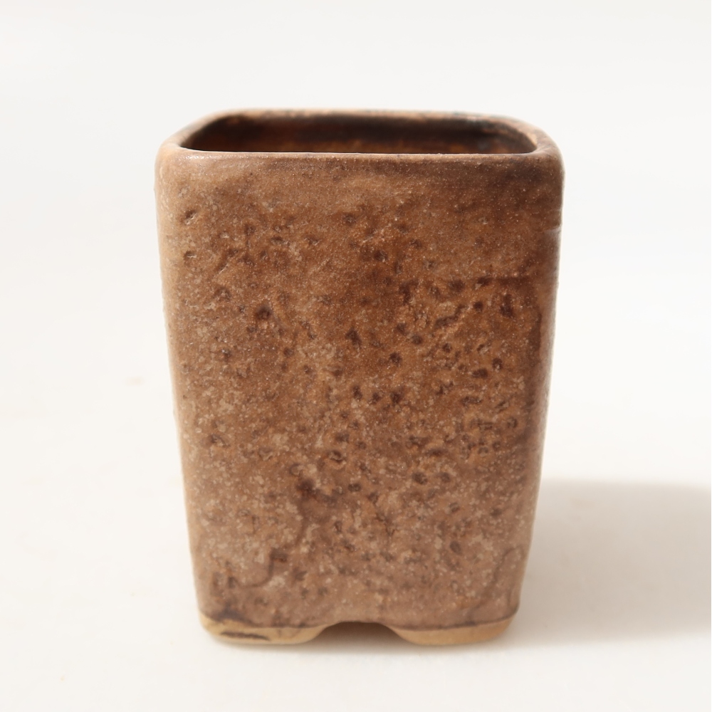 Pot à bonsaï en céramique 5 x 5 x 6,5 cm, couleur rose
