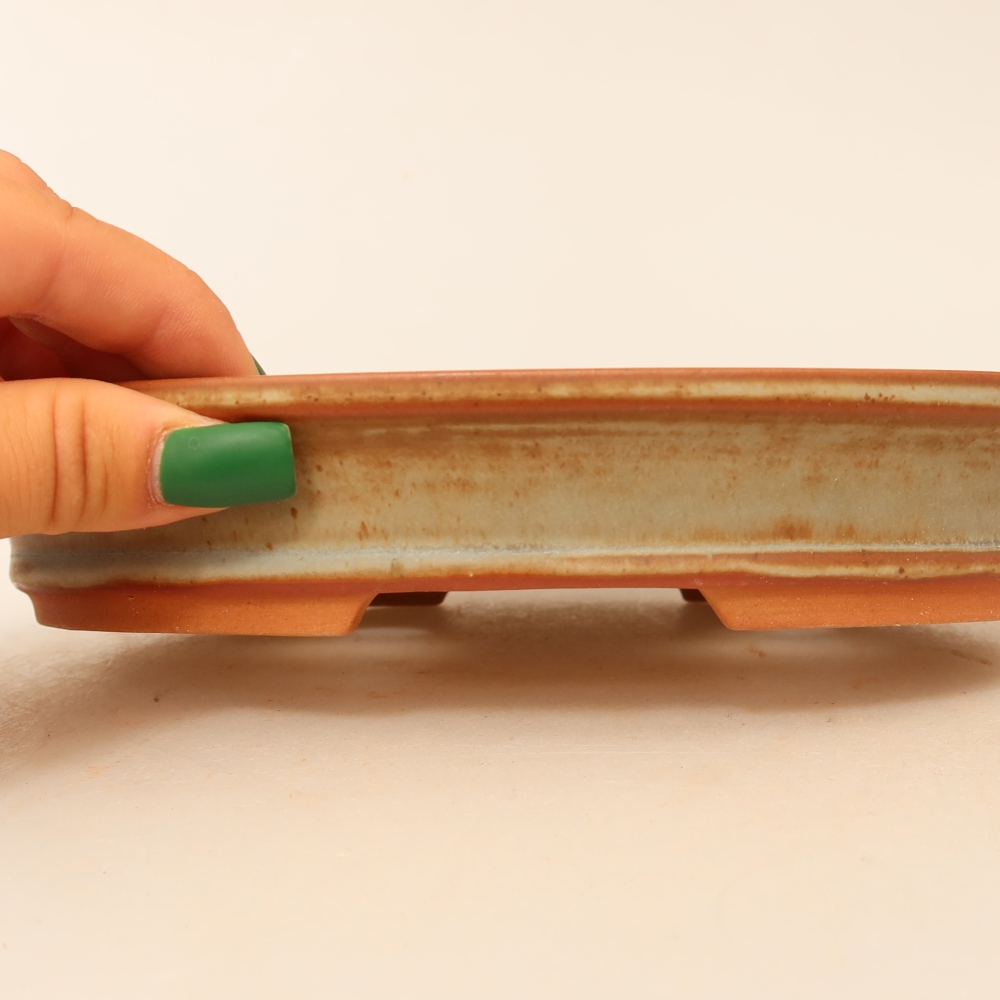 Bol en céramique  21 x 14,5 x 3,5 cm, couleur beige