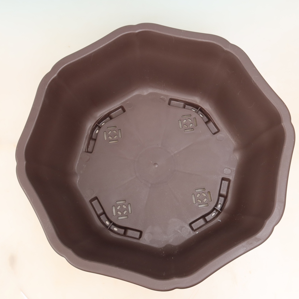 Pot à bonsaï en plastique MP-32 marron - 49 x 47 x 17 cm