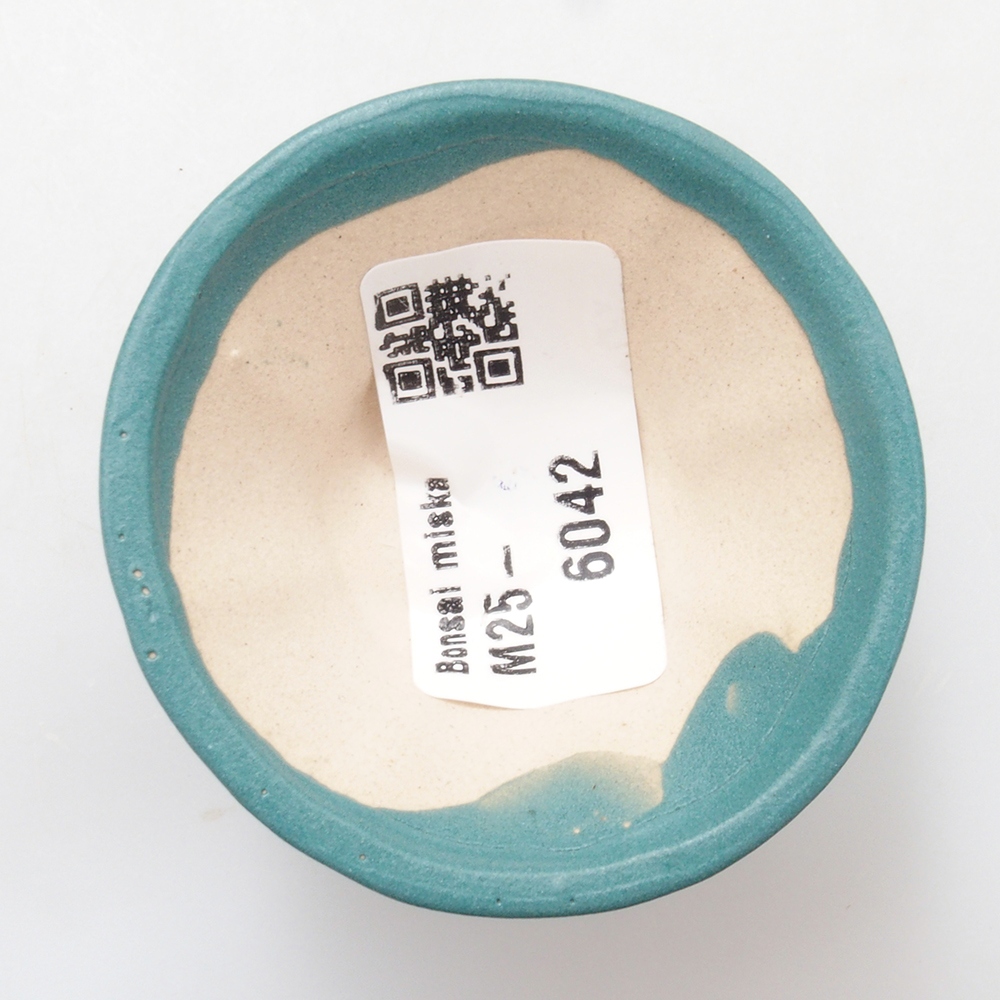 Bol à bonsaï en céramique 6,5 x 5,5 x 4 cm, couleur bleu