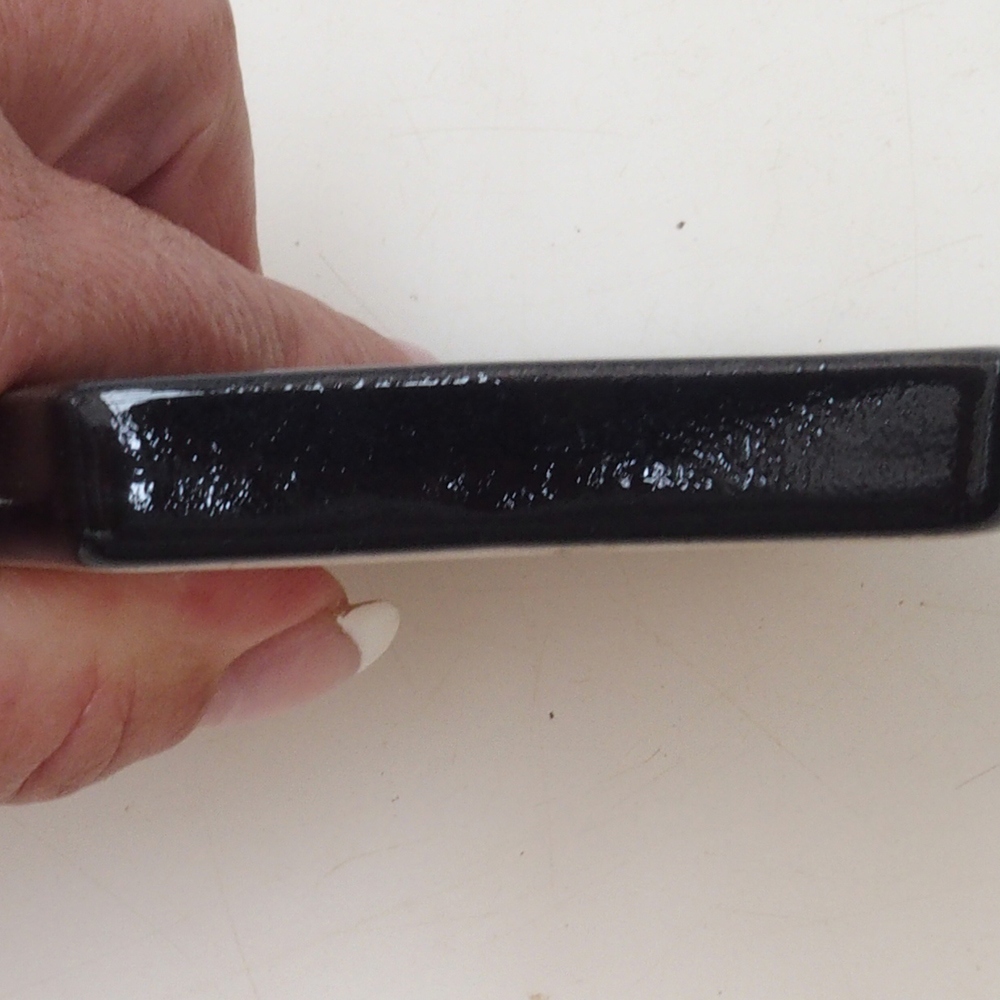 Bonsaï soucoupe hexagonale D3 - 11 x 9,5 x 1 cm - noir