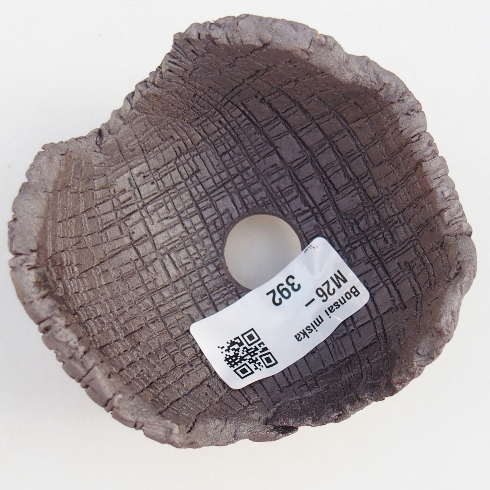 Coquille en céramique 8 x 8 x 6,5 cm , couleur métallique