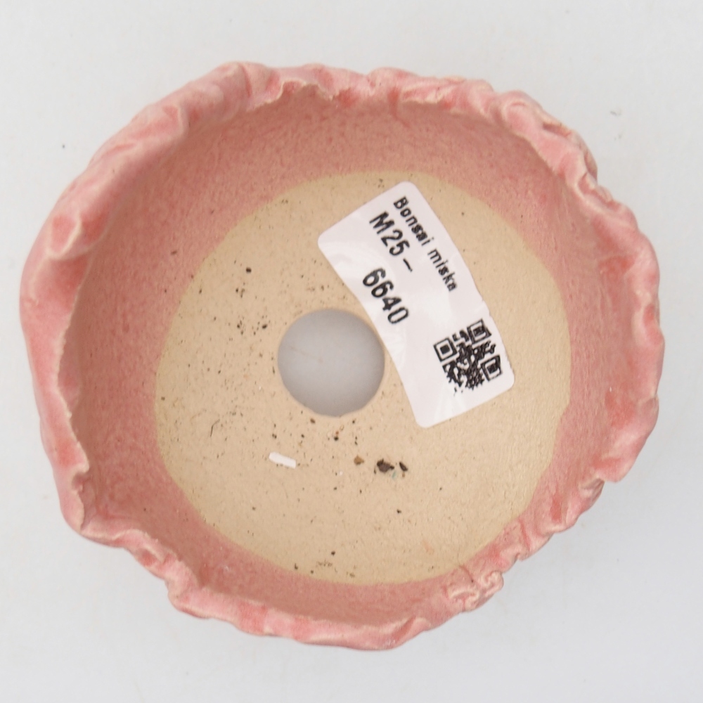 Coquille en céramique 8,5 x 8 x 7,5 cm , couleur rose