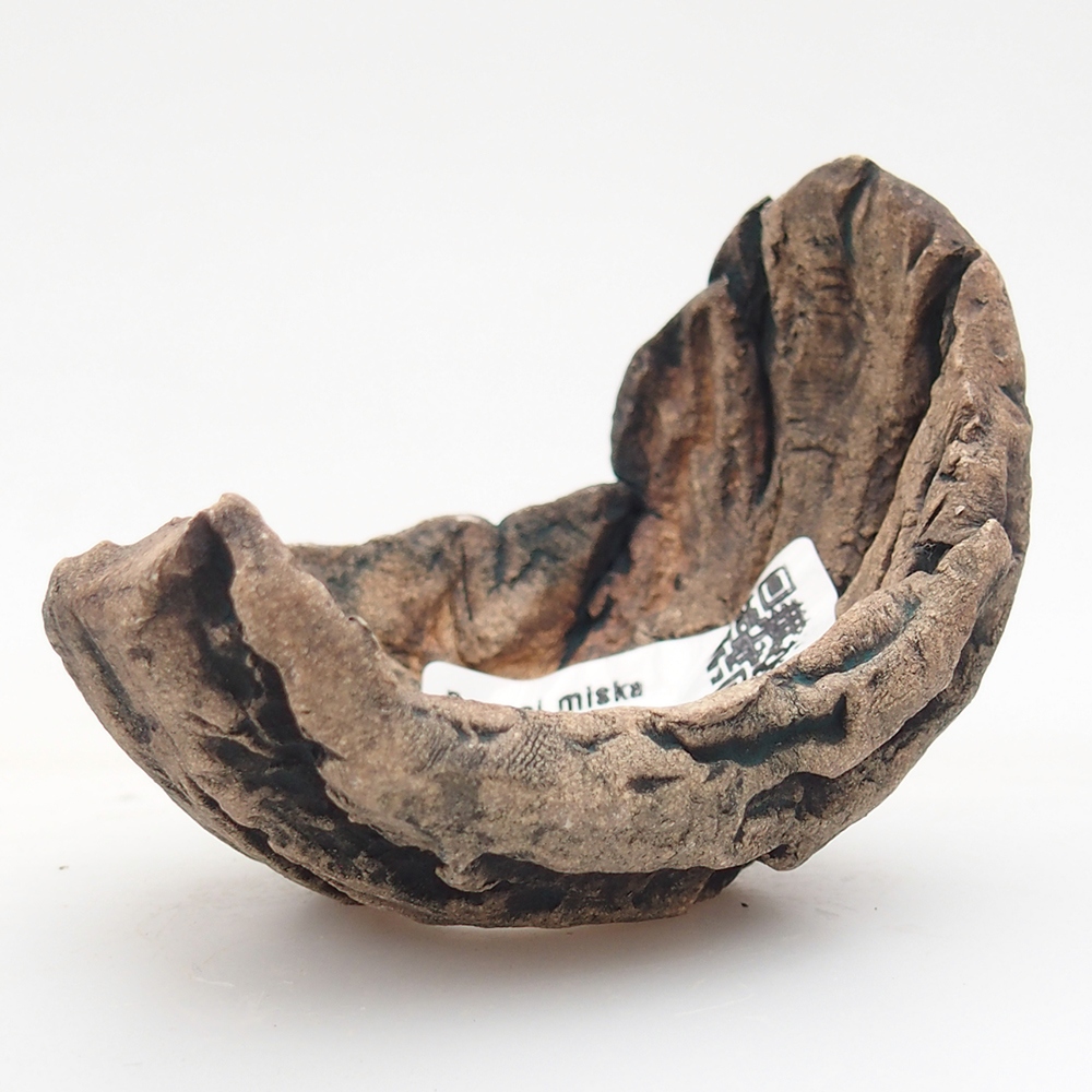 Coquille en céramique 6,5 x 5,5 x 6 cm , couleur verte