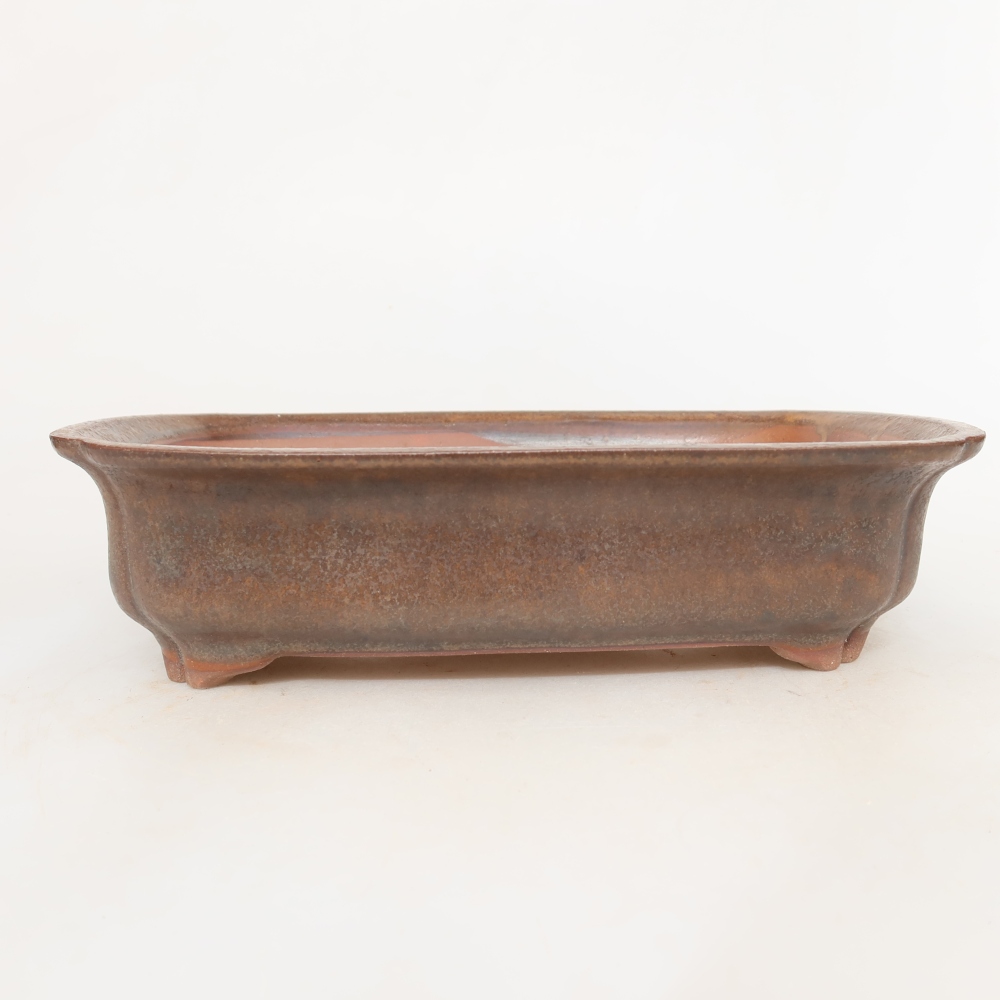 Bol en céramique  24 x 17 x 6 cm, couleur marron