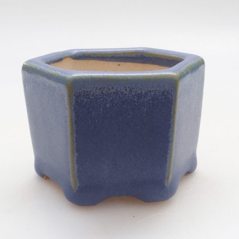 Mini bol bonsaï 6 x 5,5 x 4 cm, couleur bleu