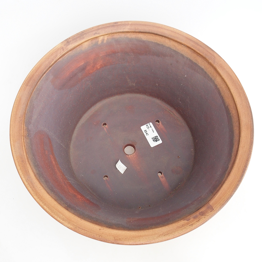 Bol à bonsaï en céramique 32 x 32 x 14 cm, rose