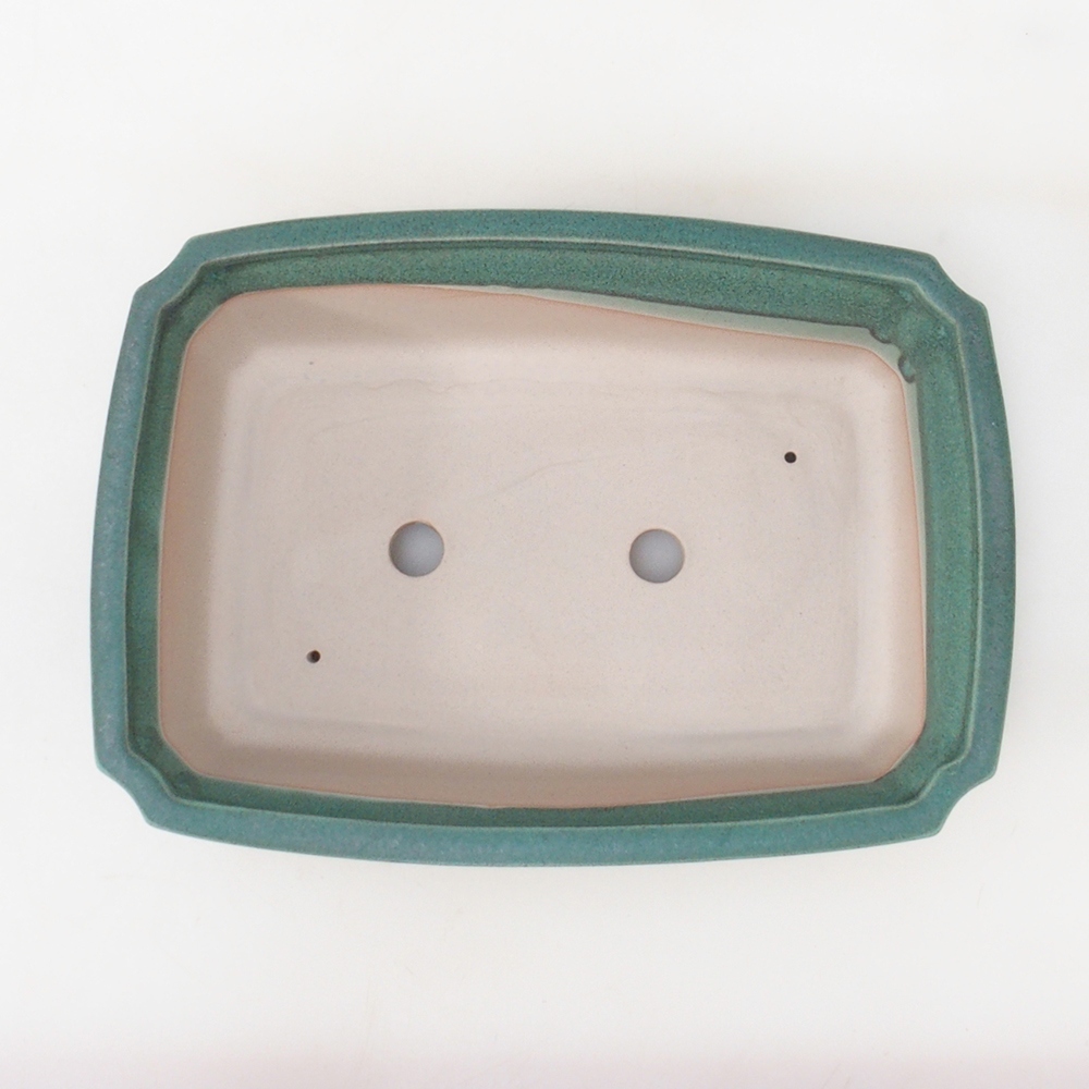 Bol pour bonsaï H07 - 30 x 20,5 x 8 cm - vert