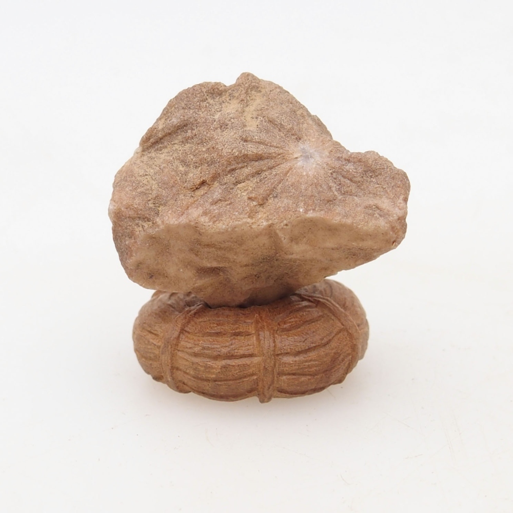 Suiseki - Pierre avec DAI (base en bois)